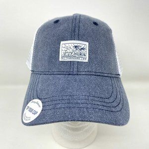 Tommy Bahama Strapback Hat‎ Gray Fishing Beach Mesh Bar Baja Margarita